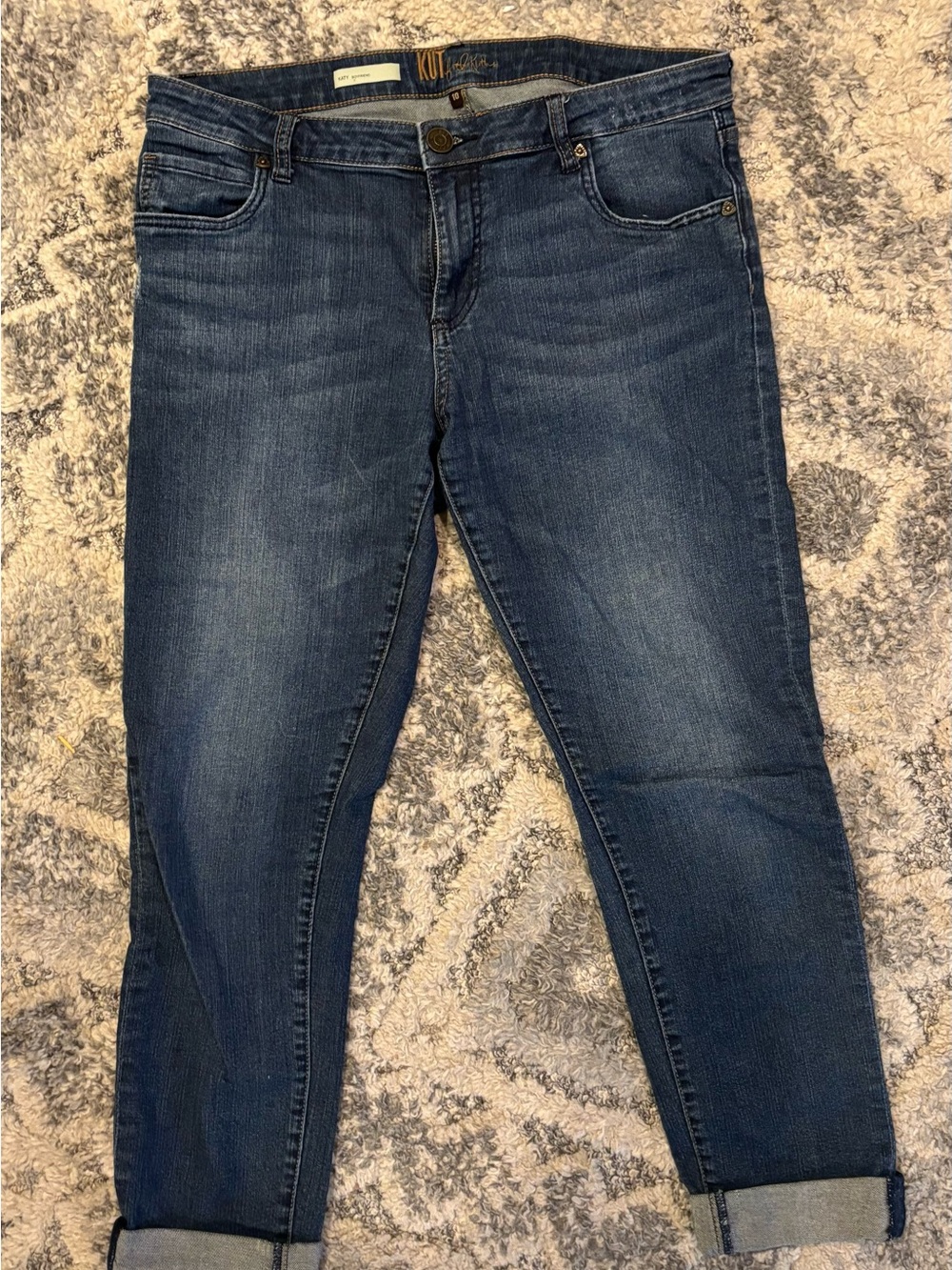Kut from the Kloth Indigo KATY Boyfriend Jeans